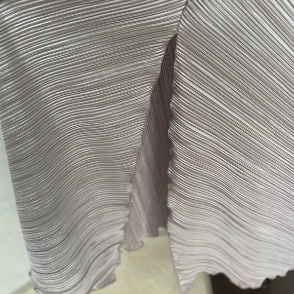 NWT ROTATE by Birger Christensen Raindrops Number 7 Pleat Midi Dress sz 8 - Picture 5 of 11